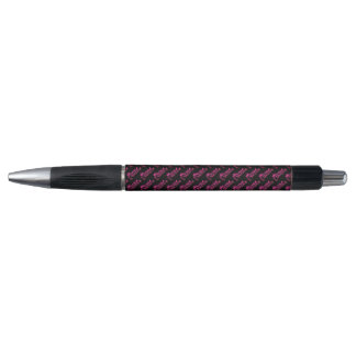 Funky hot pink faux glitter gym queen text