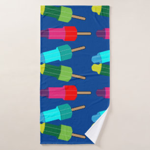 Funky Ice-Cream Pattern Ice-Cream Graphic Duvet Bath Towel