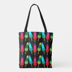 Funky Ice-Cream Pattern Ice-Cream Graphic Duvet Tote Bag