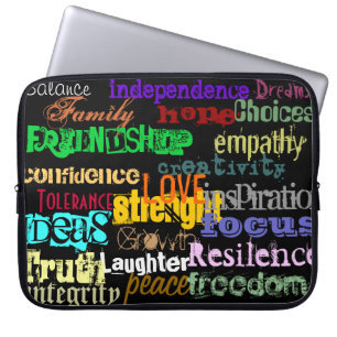 Funky Inspirational Laptop Sleeve