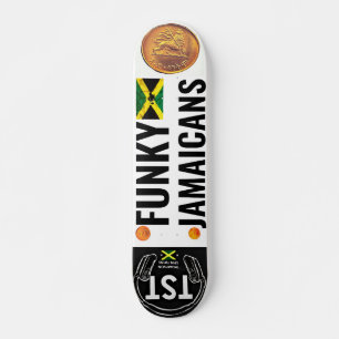 FUNKY JAMAICANS  7 3/4" Skateboard Deck
