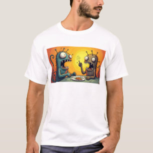 Funky Kaiju Osaka Monster Art - Spread Joy Smiles T-Shirt