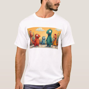 Funky Kaiju: Osaka Monster Art - Spread Joy Smiles T-Shirt