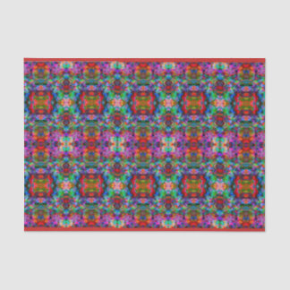 Funky Kaleidoscope Pattern Tissue Paper