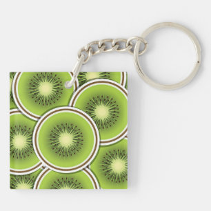 Funky kiwi fruit key ring