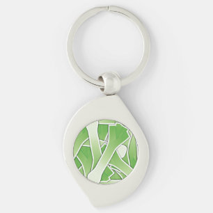 Funky leek key ring