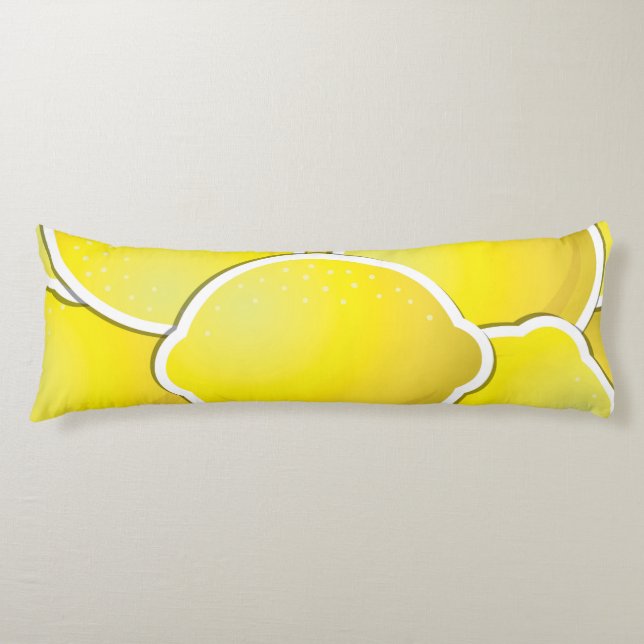 Funky lemon body cushion (Front)