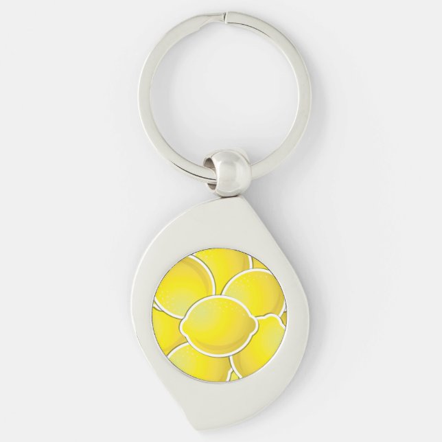Funky lemon key ring (Front)