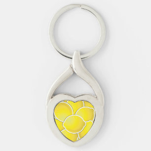 Funky lemon key ring