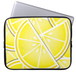 Funky lemon wedges! laptop sleeve