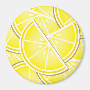 Funky lemon wedges! magnet
