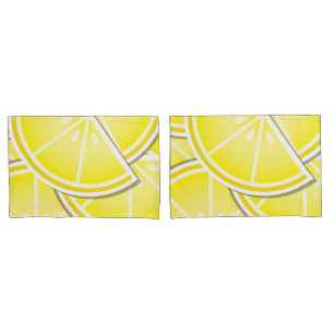 Funky lemon wedges! pillowcase