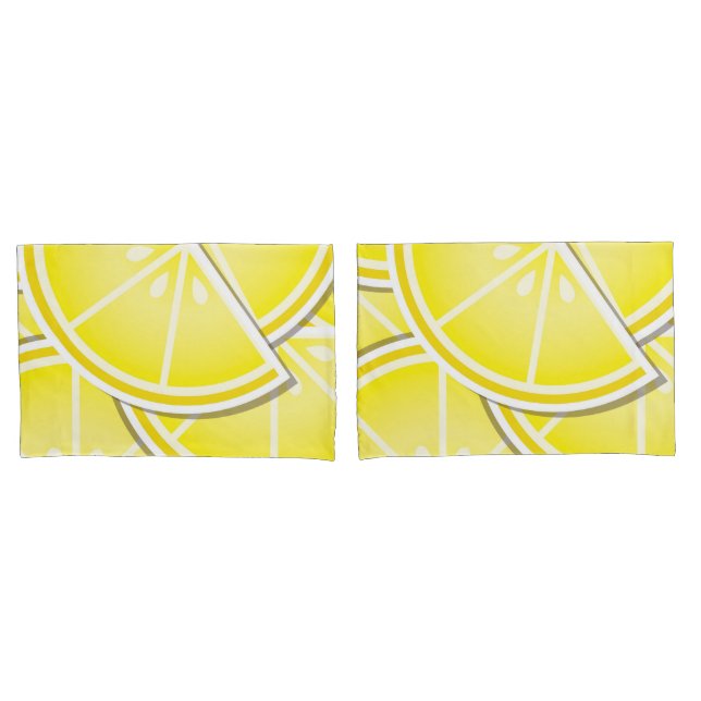 Funky lemon wedges! pillowcase (Front-Set)