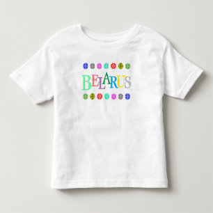 Funky Letters Belarus Беларусь T-Shirt Tee