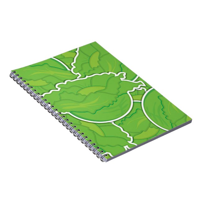 Funky lettuce notebook (Right Side)