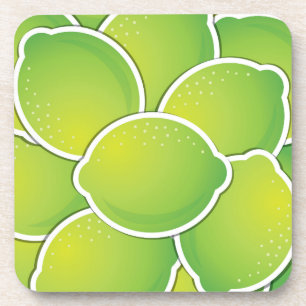 Funky lime coaster