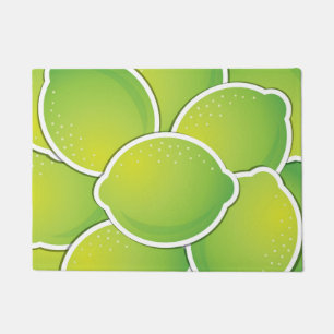 Funky lime doormat