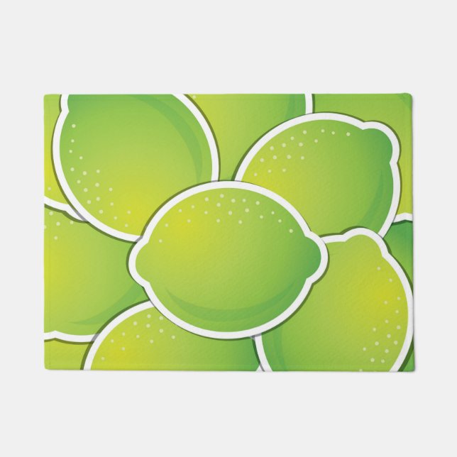Funky lime doormat (Front)