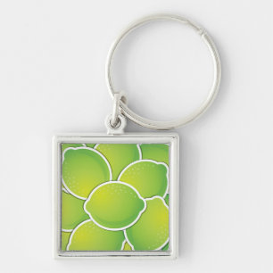 Funky lime key ring