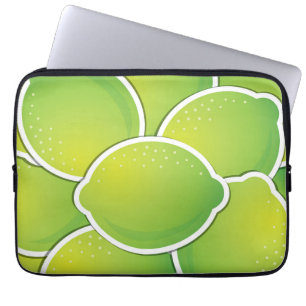 Funky lime laptop sleeve