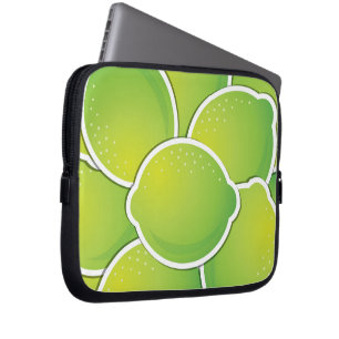 Funky lime laptop sleeve