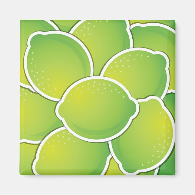 Funky lime magnet (Front)