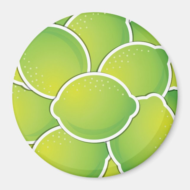 Funky lime magnet (Front)