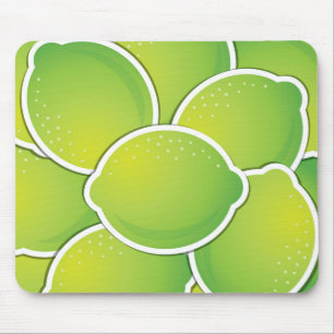 Funky lime mouse pad