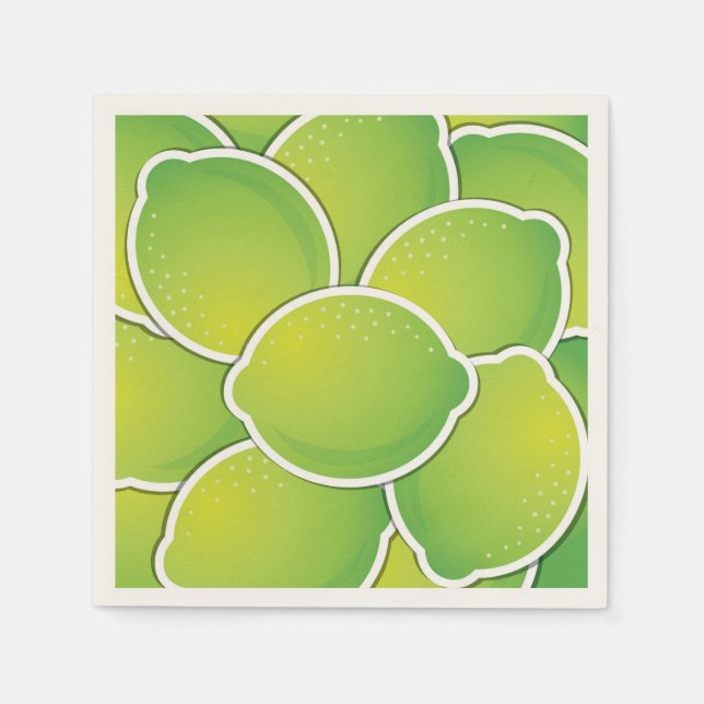 Funky lime napkin (Front)