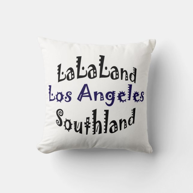 Funky Los Angeles Pillow! Cushion (Front)