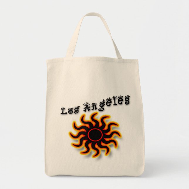 Funky Los Angeles Tote! Tote Bag (Front)