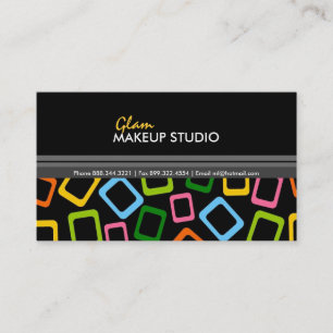 Funky Make Up Artist Business Card