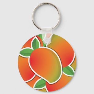 Funky mango key ring