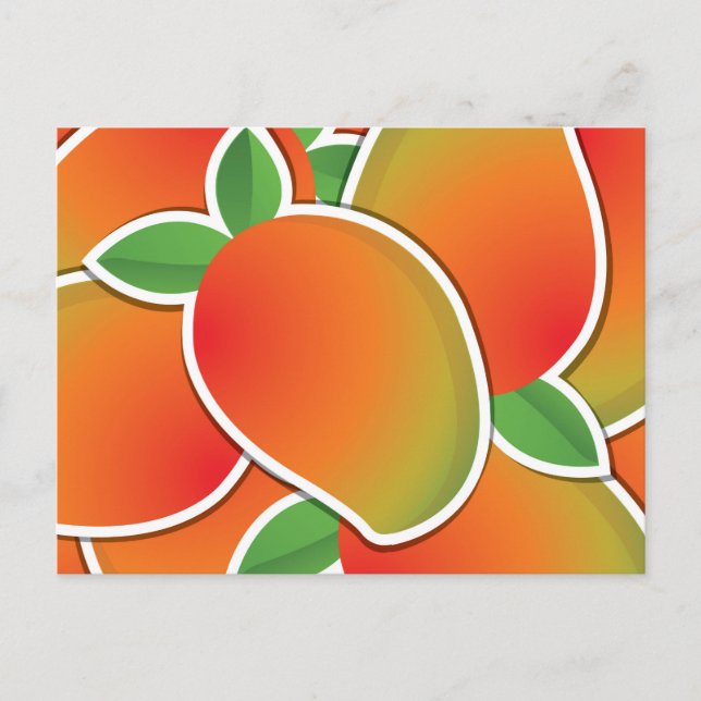 Funky mango postcard (Front)