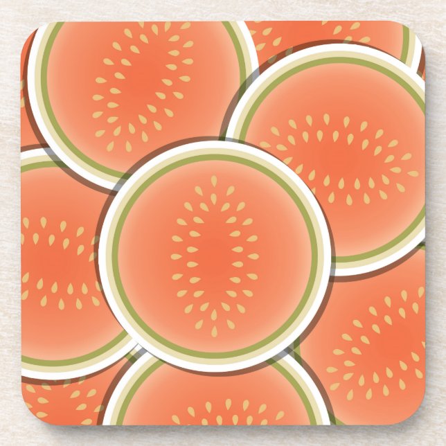 Funky melons coaster (Front)