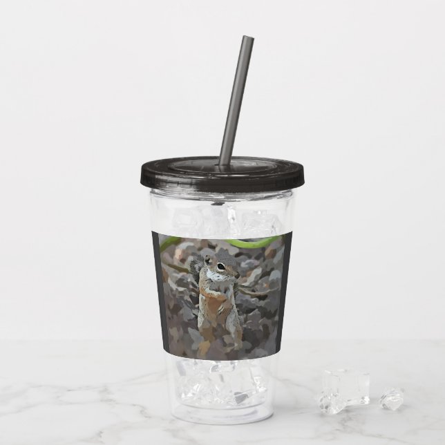 "Funky Mikey" Acrylic Drink Tumbler (Back Ice)
