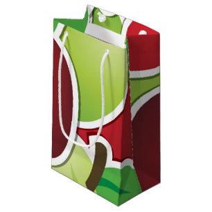 Funky mixed apples small gift bag