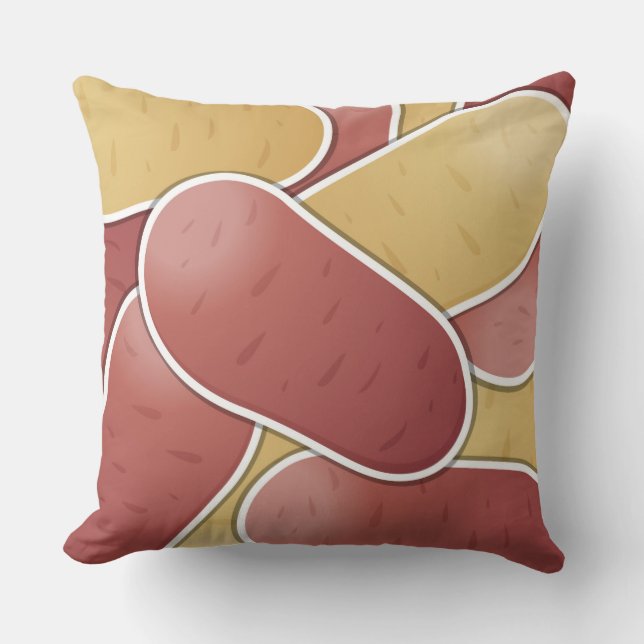 Funky mixed potato cushion (Front)