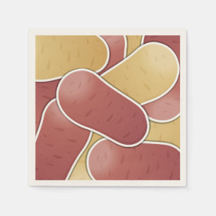 Funky mixed potato napkin