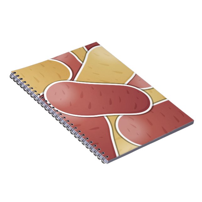 Funky mixed potato notebook (Right Side)
