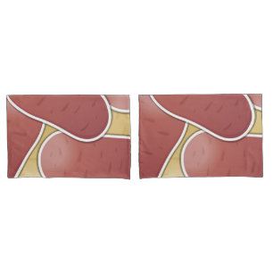 Funky mixed potato pillowcase