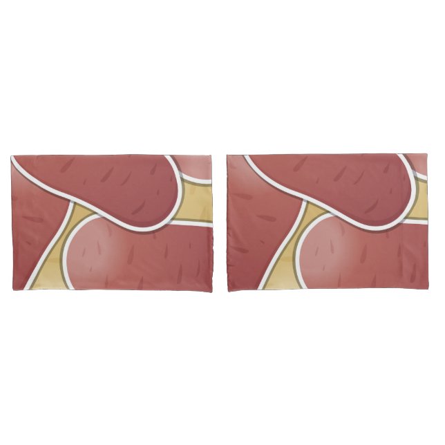 Funky mixed potato pillowcase (Front-Set)