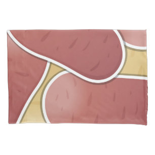 Funky mixed potato pillowcase