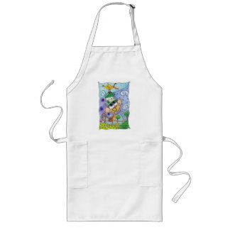 Funky Monkey and Banana Bird Long Apron