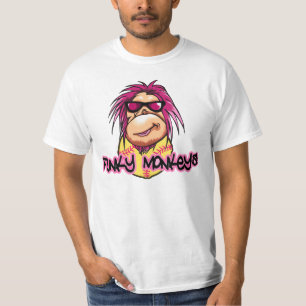Funky Monkeys adult t-shirt