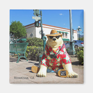 Funky Monrovia Magnet! Magnet