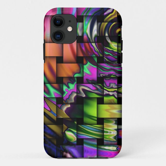 Funky Mosaic Case-Mate iPhone Case (Back)