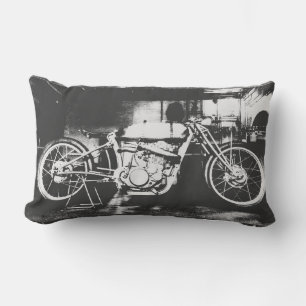 Funky Motorbikes Motorcycles Biker Rider Lumbar Cushion