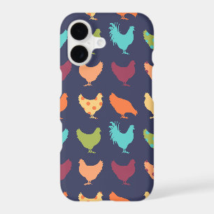 Funky Multi-coloured Chicken Pattern