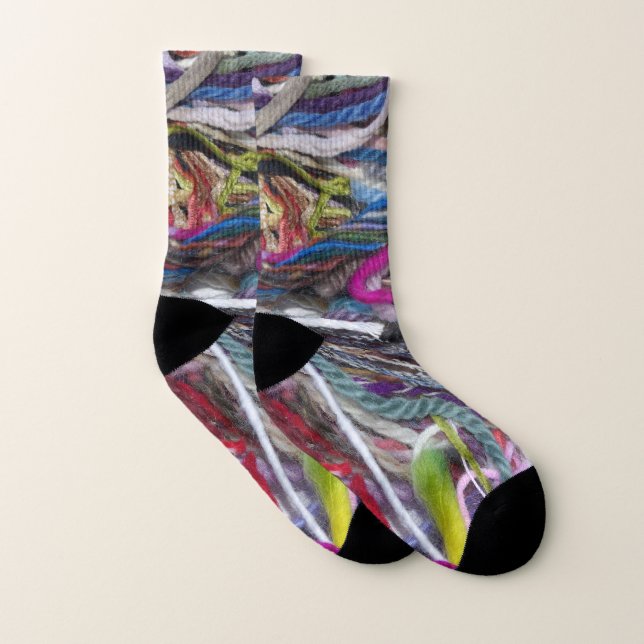 Funky multicolored wool socks (Pair)